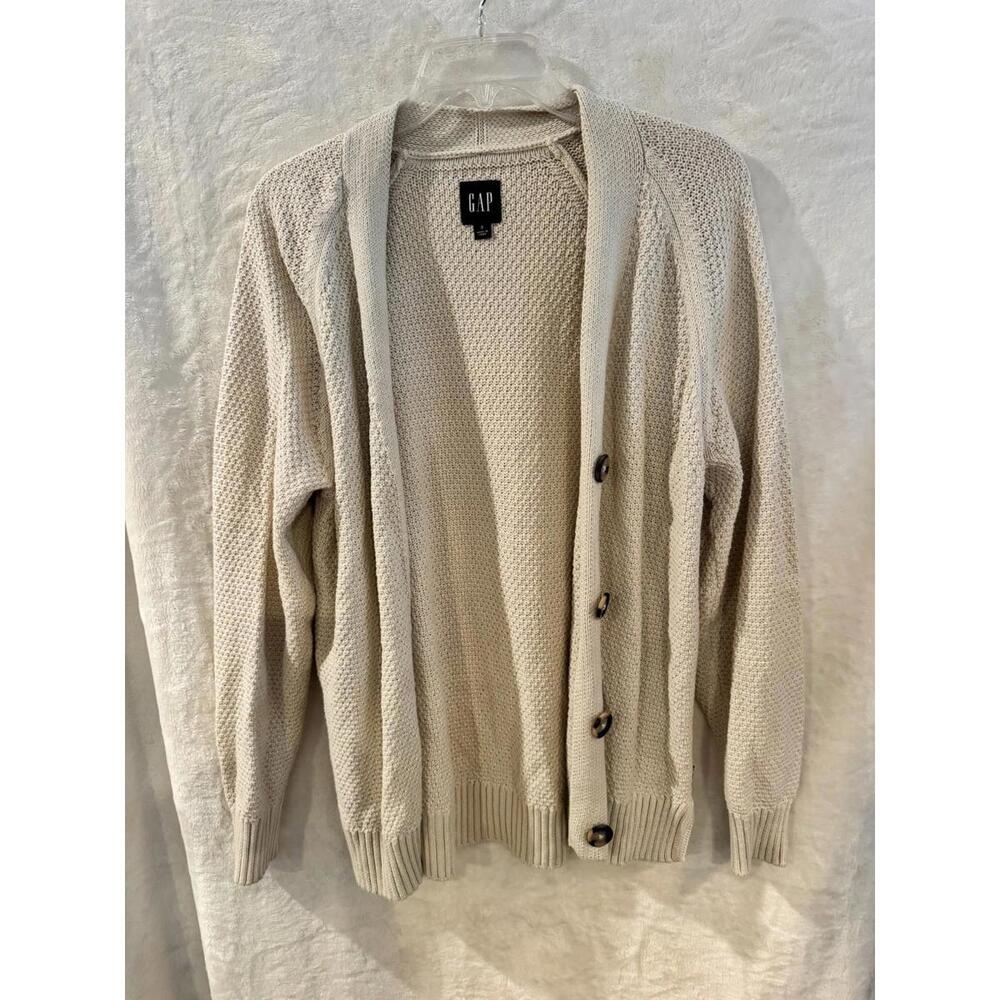 Gap Cardigan Sweater Women’s Button Up 100% Cotton Size Small
